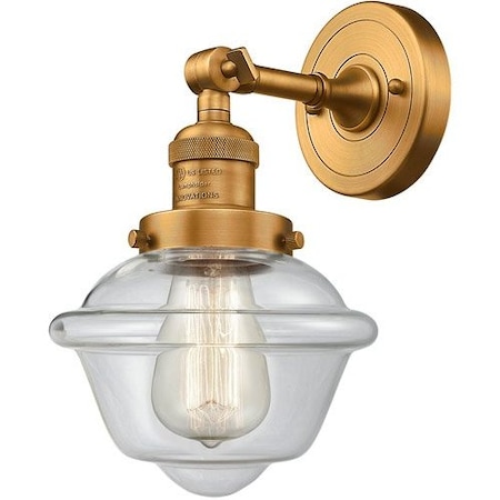 One Light Vintage Dimmable Led Semi-Flush Mount